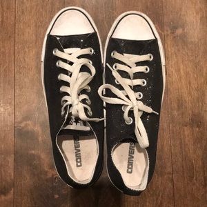 Black Sparkly Converse